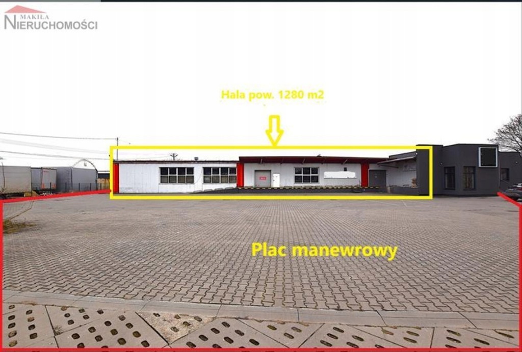 Magazyny i hale, Tczew, Tczewski, 1280 m²