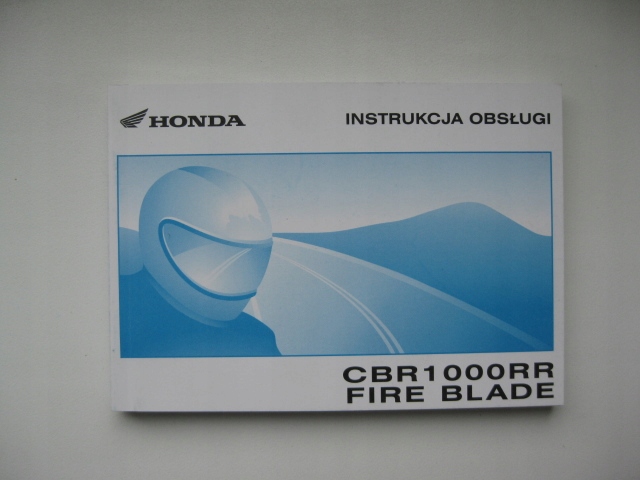 Honda CBR 1000RR instrukcja PL Honda FIRE BLADE