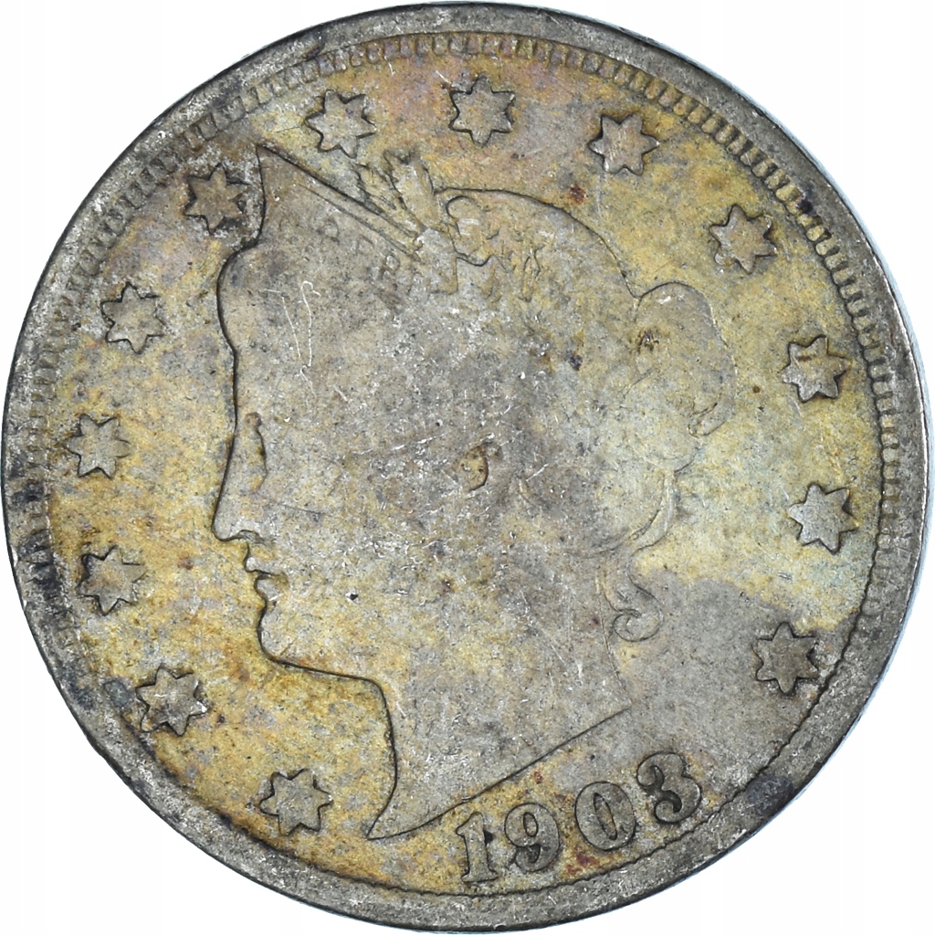Moneta, USA, 5 Cents, 1903