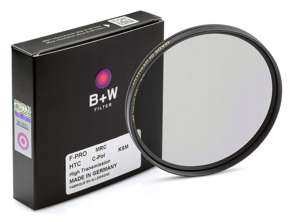 B+W okrągły filtr polaryzacyjny 77mm