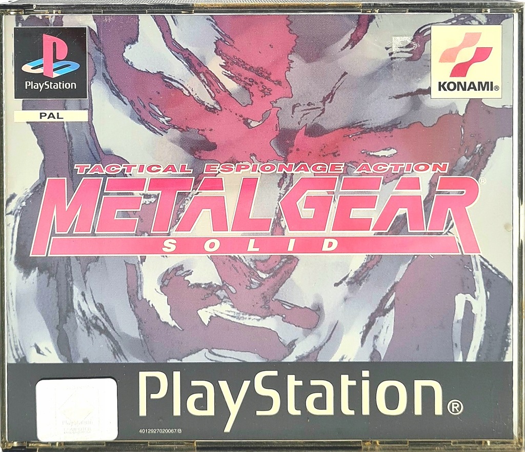 Metal Gear Solid Sony PlayStation (PSX) 1 11790382637 oficjalne archiwum Allegro