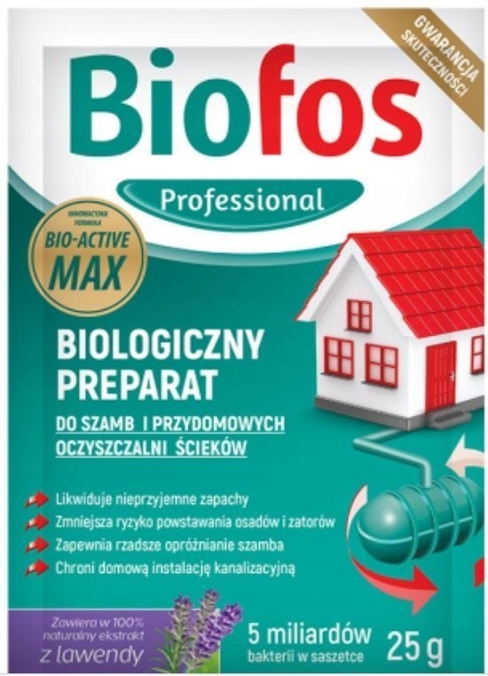 Biofos Proszek do Szamb i Oczyszczalni 25g