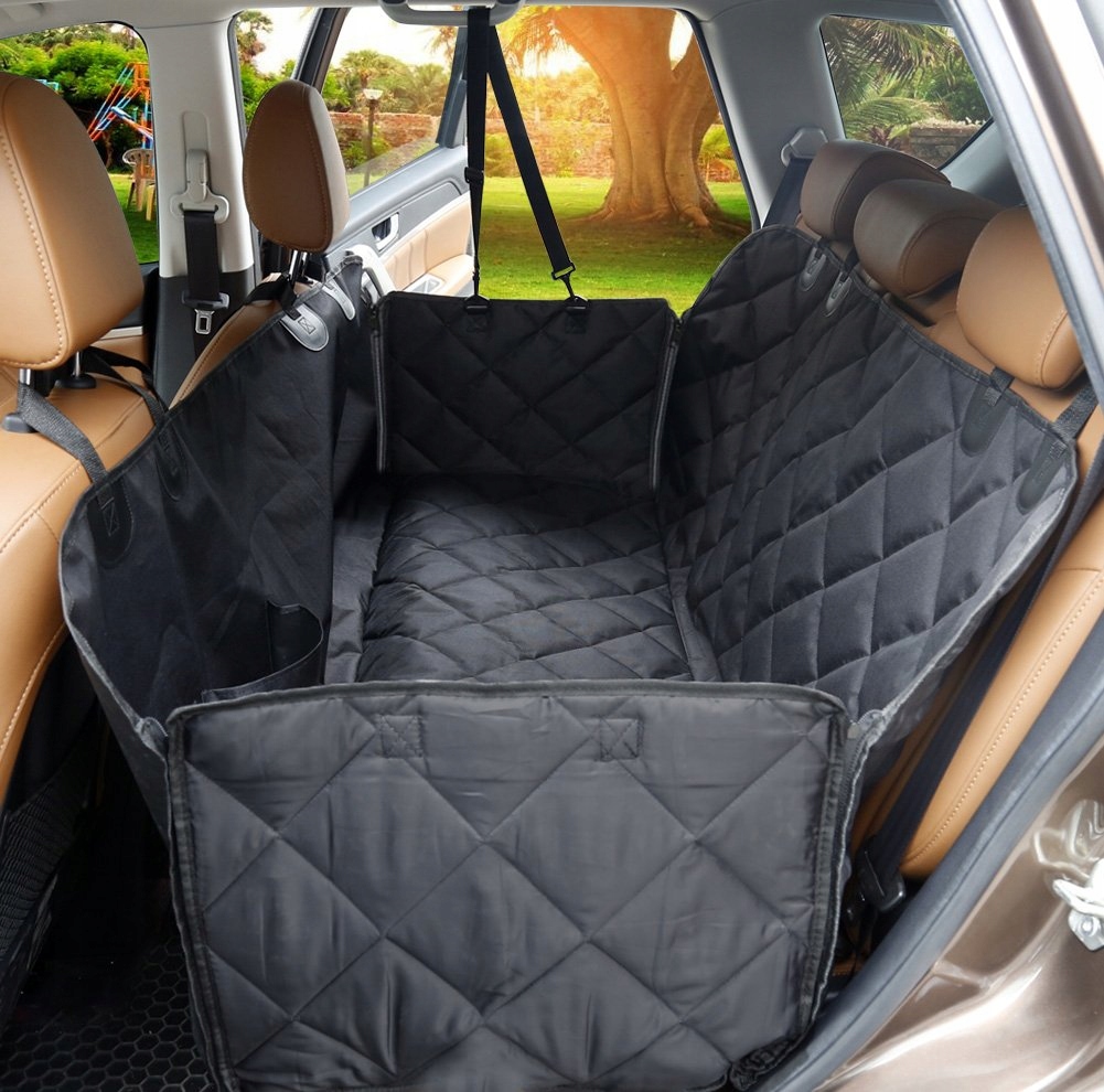SCOPOW Dog Car Seat Cover, Scratch Proof Back Seat