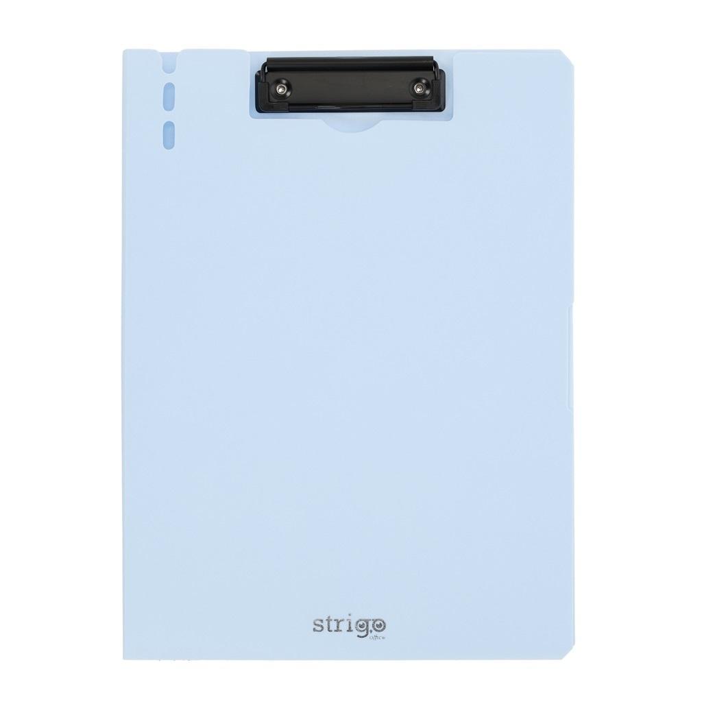 DESKA A4 Z GÓRNYM KLIPEM BŁĘKITNA STRIGO, STRIGO