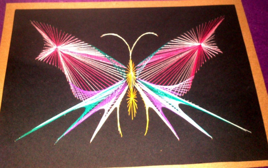 haft matematyczny-obrazek motyla