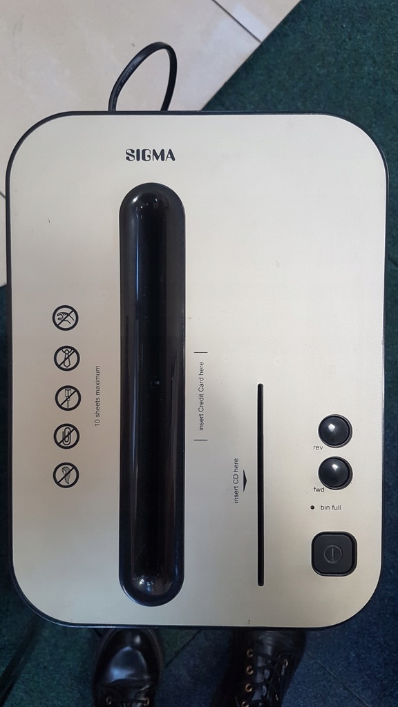 NISZCZARKA SIGMA PCC350C