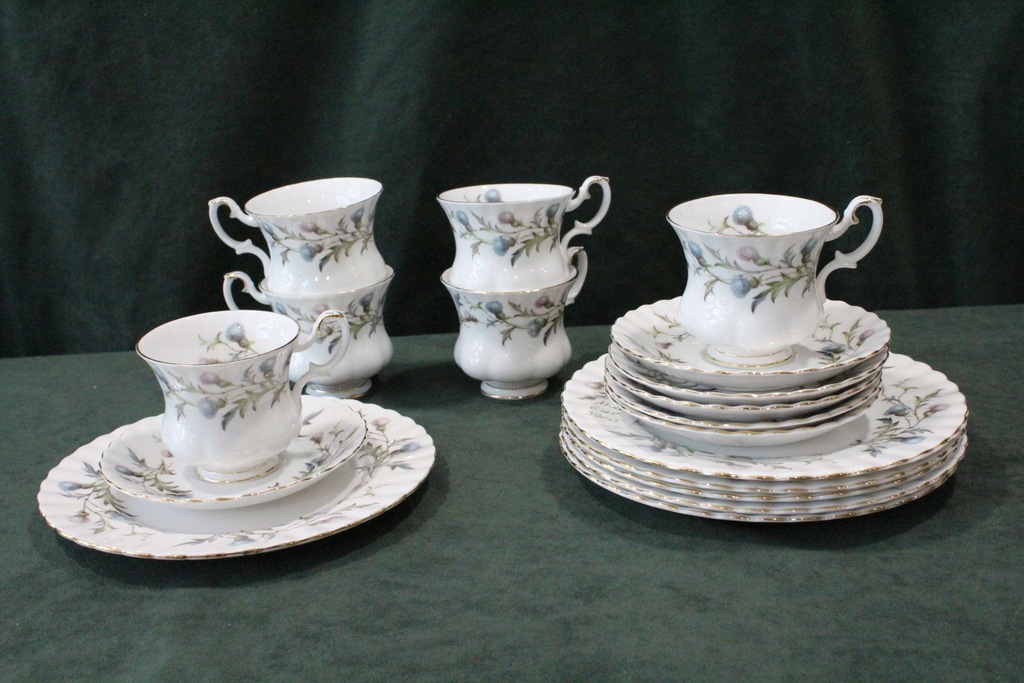 royal albert Anglia porcelana 6 osób Fiaf