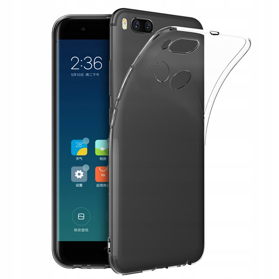 ETUI CASE OBUDOWA Plecki Pokrowiec JAKOŚĆ Silikon + SZKŁO do XIAOMI MI A1