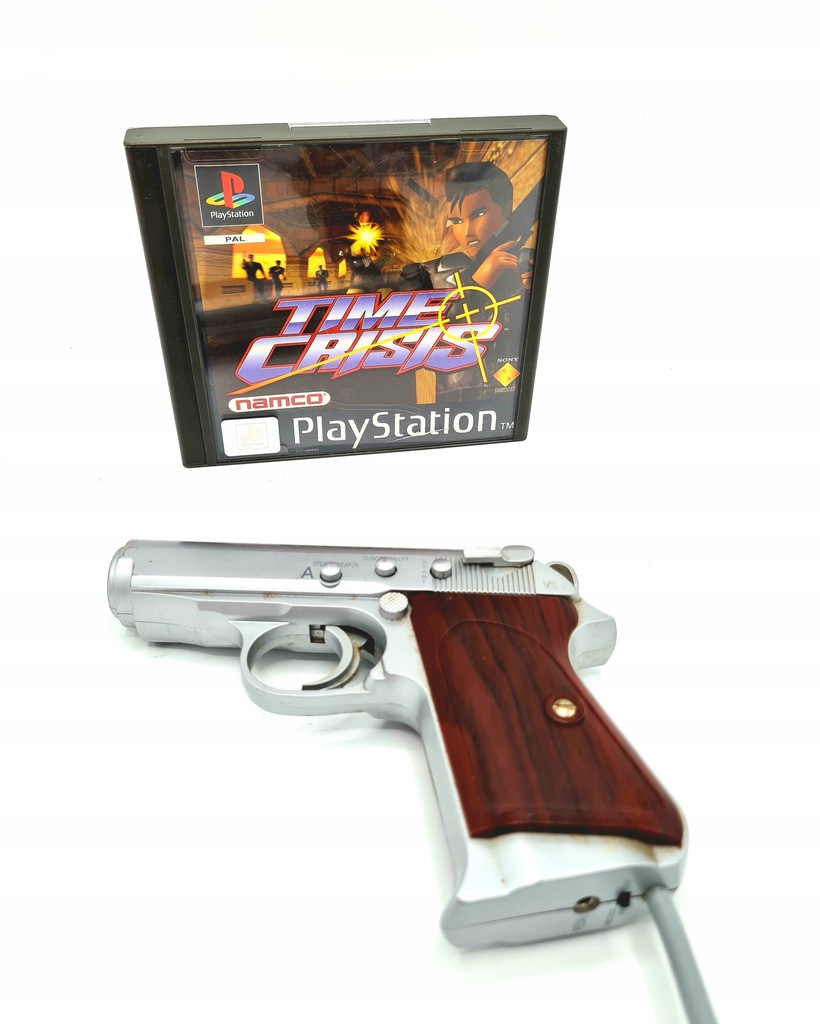 Pistolet do PlayStation PSX GUNCON + Time Crisis