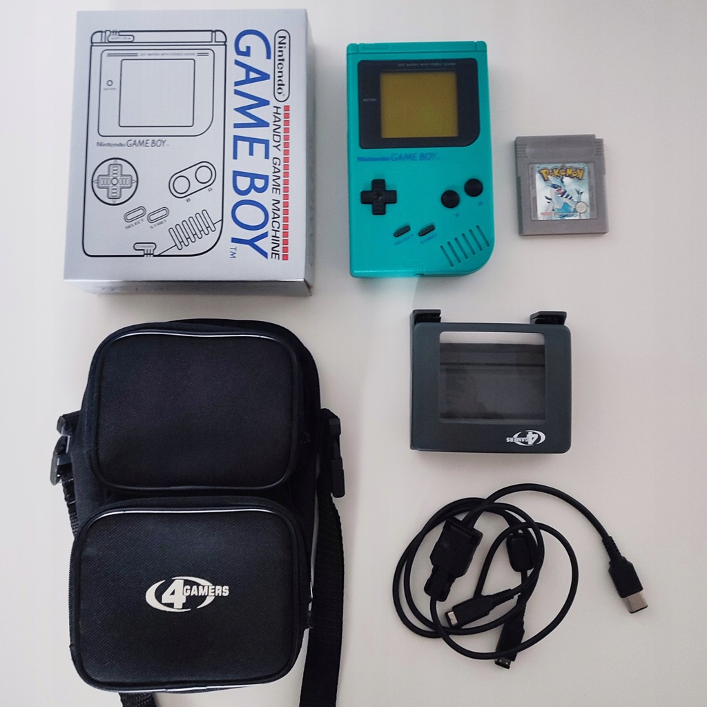 Nintendo Game Boy Classic Zielony + Pokemon Silver