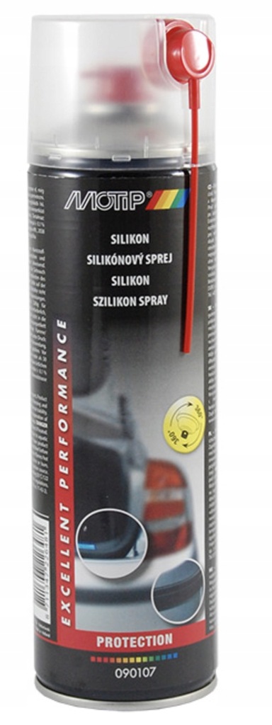 Olej silikonowy w sprayu 500ml MOTIP 090107