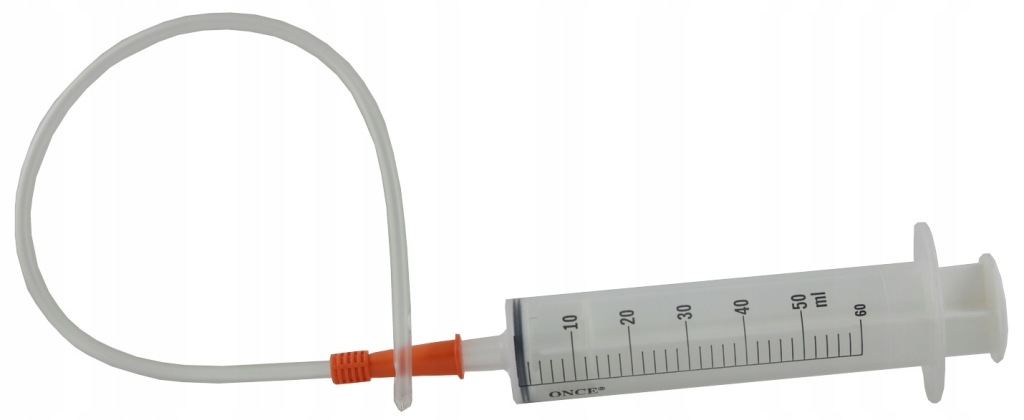 Strzykawka z sondą do wola - dokarmianie gołębi