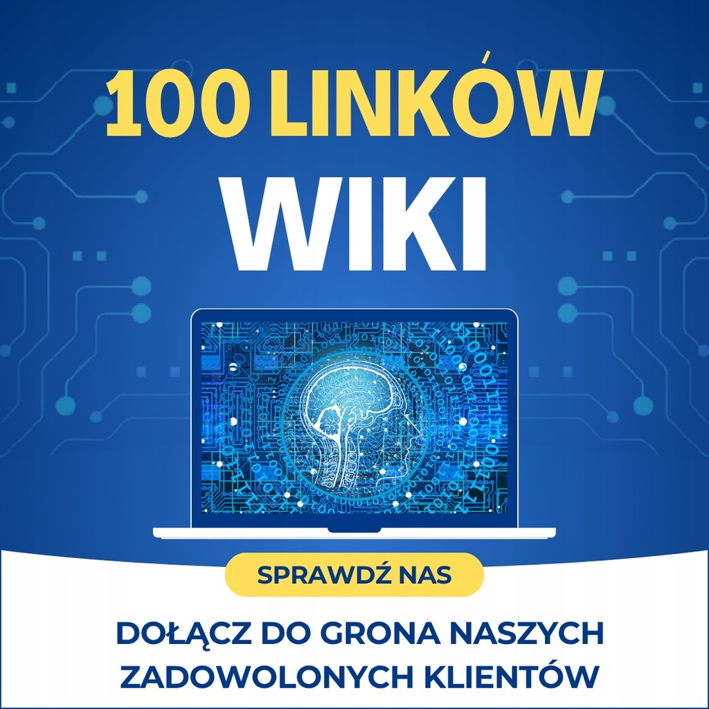 Linki SEO 100 LINKÓW ze stron typu wiki