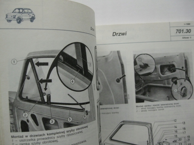 Fiat 126P Instrukcja Napraw Obsługi Fiat 126 Bis - 7731657408 - Oficjalne Archiwum Allegro