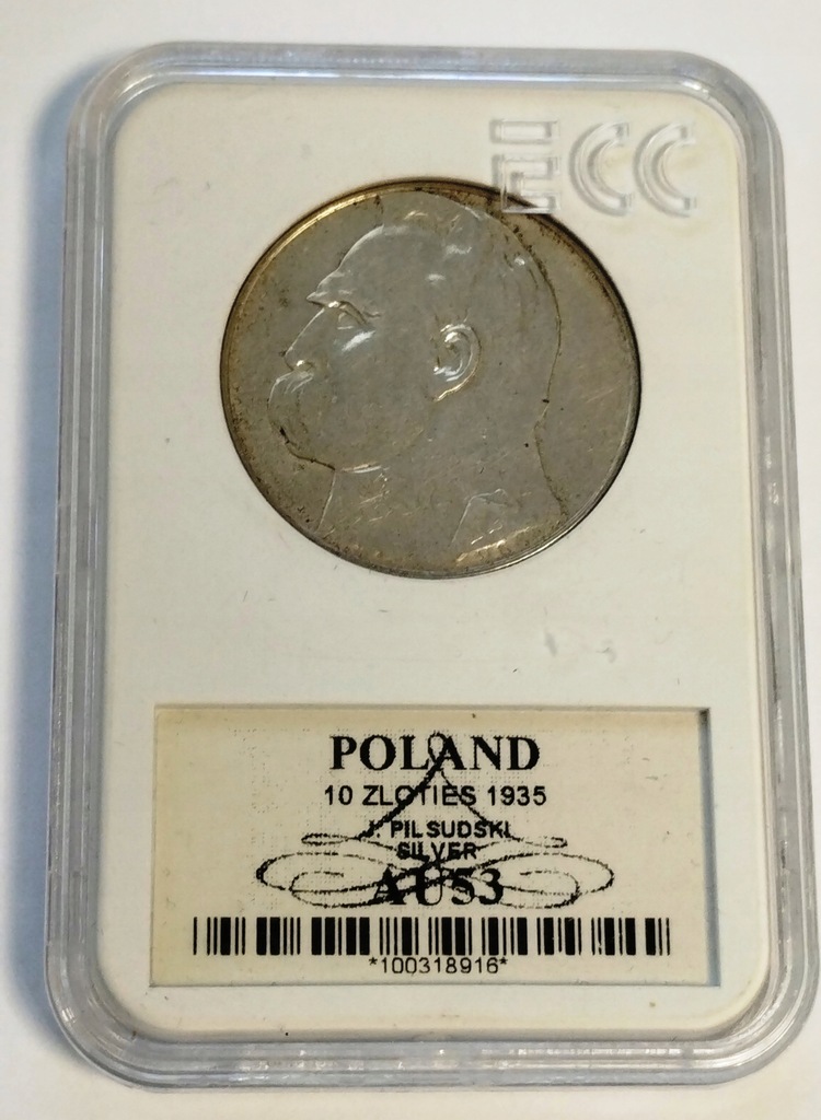 Józef Piłsudski 10 złotych z 1935 roku srebro