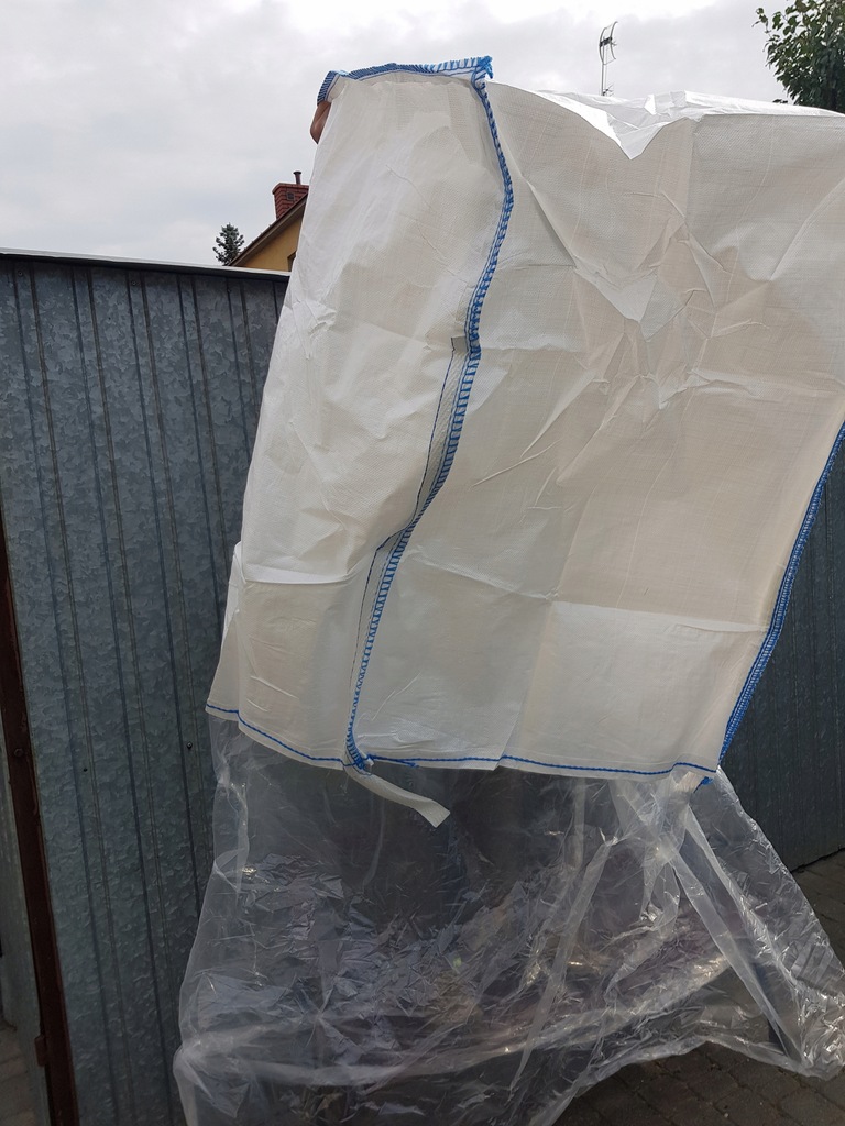 Worek big bag z wkładem foliowym 7553627962 oficjalne archiwum Allegro