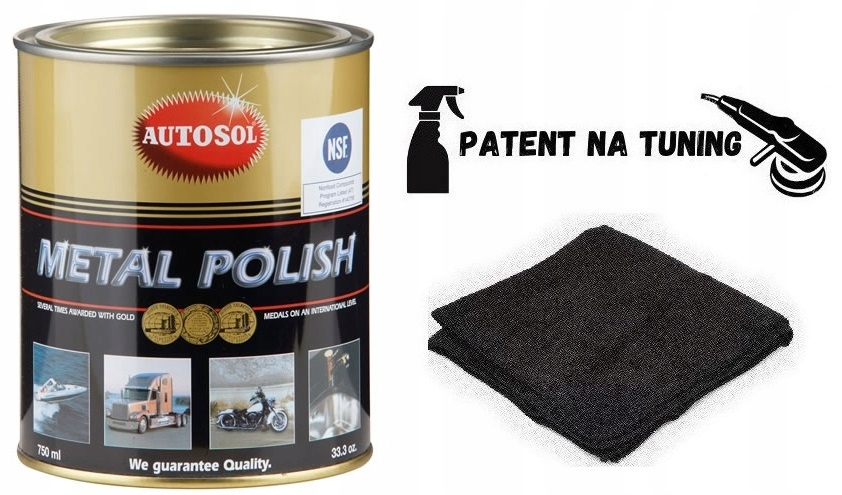 AUTOSOL METAL POLISH DO POLEROWANIA METALU 750ML