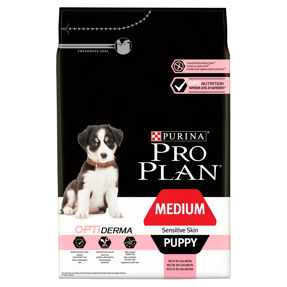 PURINA PRO PLAN MEDIUM PUPPY Sensitive Skin OPTI D