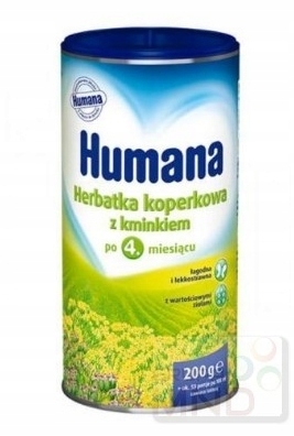 Humana, Herbatka z kminkiem, granulat, 200g