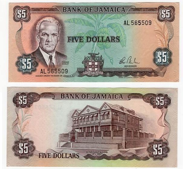 JAMAJKA 1984 5 DOLLARS