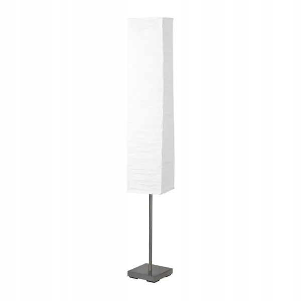 Lampa podłogowa Brilliant Nerva E14 40 W odcienie szarości i srebra