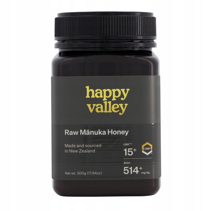 HAPPY VALLEY Miód Manuka UMF 15+ (MG 514+) 500g ____________