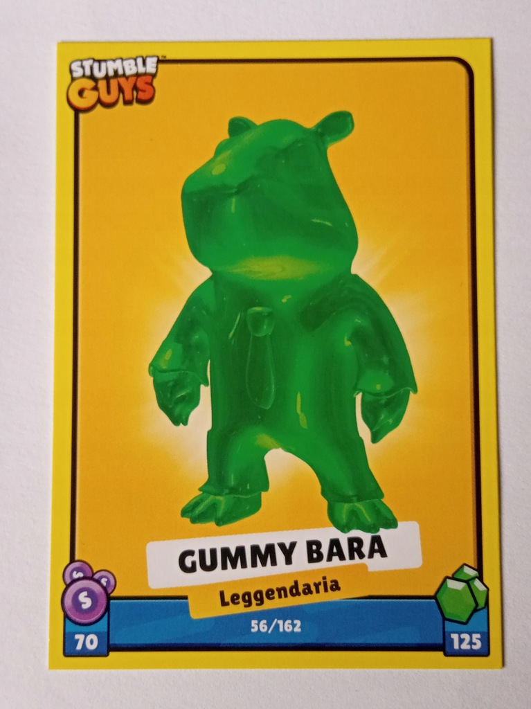 Nowa Seria Stumble Guys Stumble Invasion 1 karta 56/162 GUMMY BARA