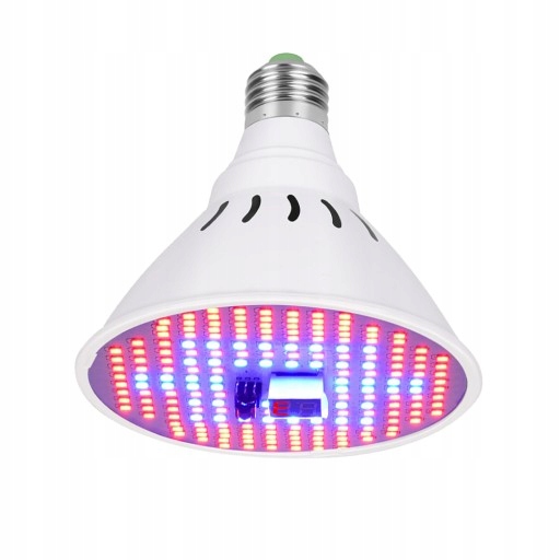 204 LEDs Planting Grow Light Bulb E27 12W Remote C