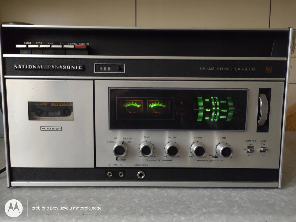Natoinale Panasonic FM-AM Stereo Cassette RS 253S