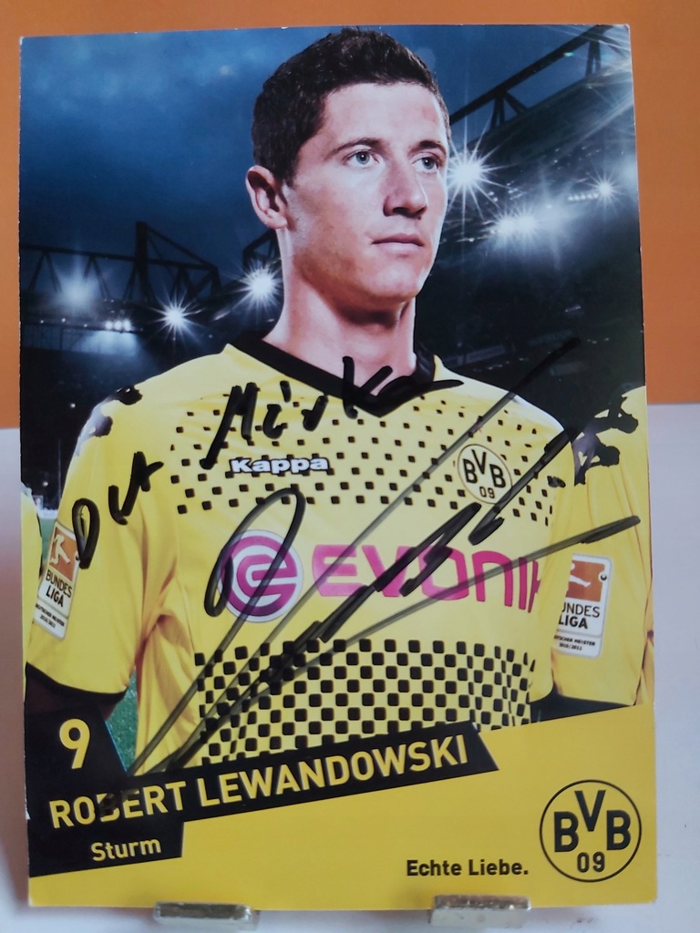 Robert Lewandowski Zdjęcie z autografem