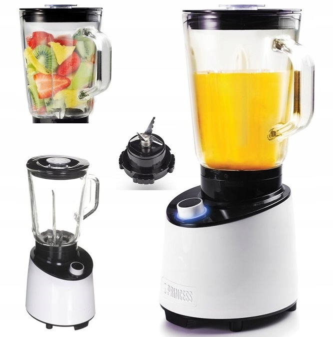 PRINCESS LuX SZKLANY PRO BLENDER MIKSER 1,5L ost-%