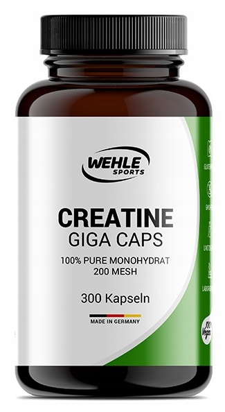 WEHLE SPORTS CREATINE 300 KAPSUŁEK KREATYNA SIŁA