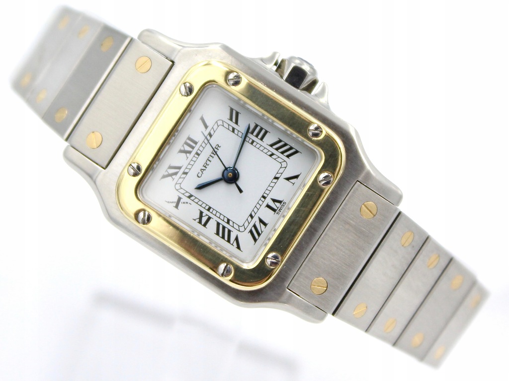 CARTIER SANTOS GALBEE ZŁOTO/STAL 24MM REF. 1057930