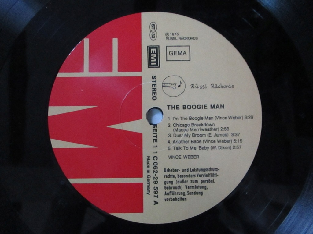 Купить Винс Вебер The Boogie Man (Фортепианный блюз-буги): отзывы, фото, характеристики в интерне-магазине Aredi.ru