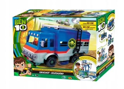 EPEE BEN 10 SAMOCHÓD GRUCHOT ZESTAW DELUXE