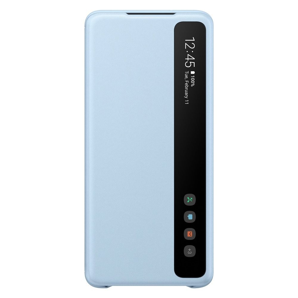 Etui Clear View Cover Sky Blue do Galaxy S20+