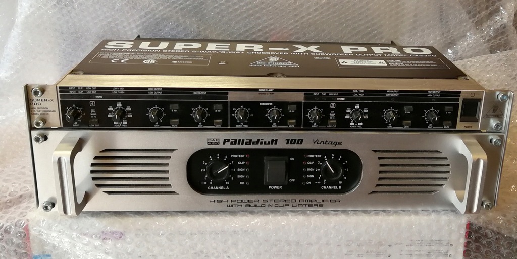 Wzmacniacz DAP Audio Palladium P-700 + Behringer X