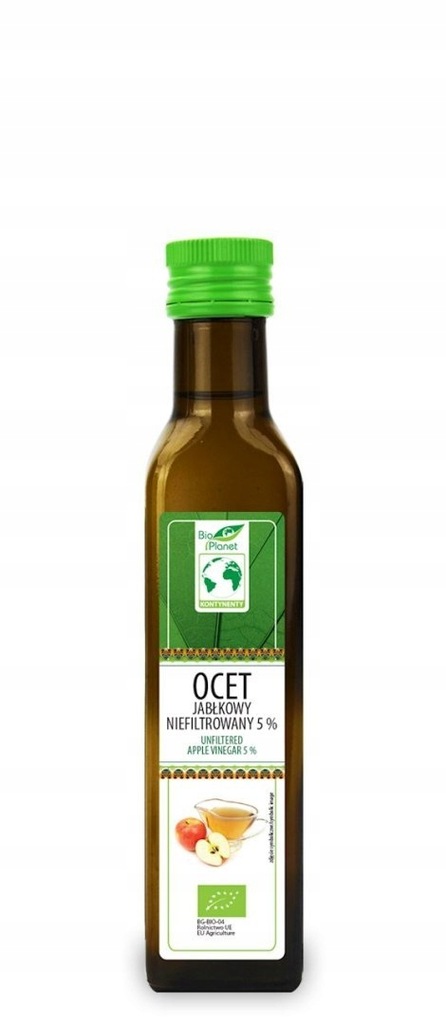 OCET JABŁKOWY 5 % NIEFILTROWANY BIO 250 ML