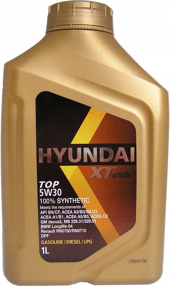 HYUNDAI 5W30 5W-30 Prime olej syntetyczny XTeer-1L - 7462400408 ...