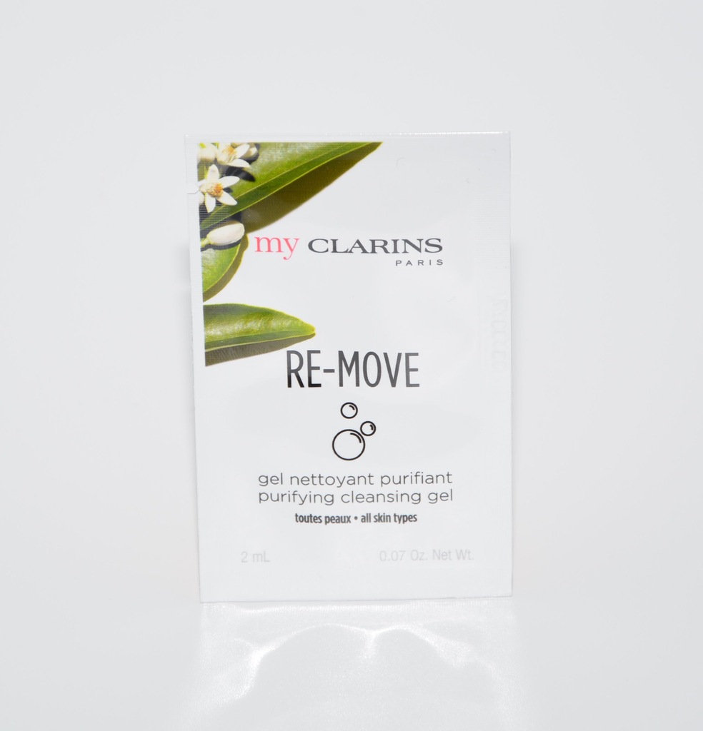 MY CLARINS RE-MOVE żel oczyszczający myjący 2ml