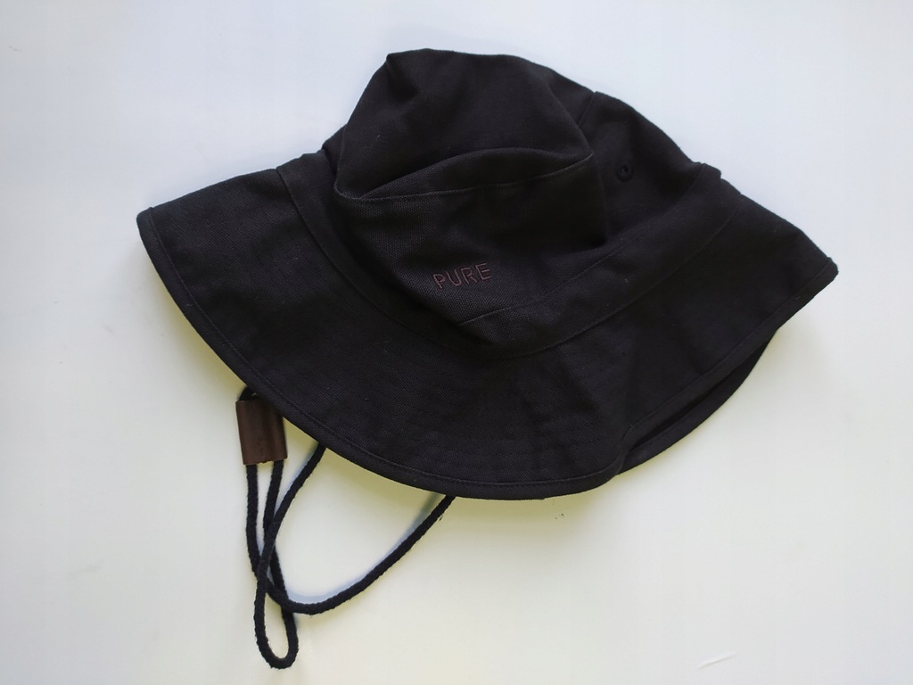 J1146 Pure Czapka kapelusz czarny unisex