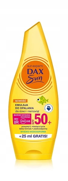 Dax Sun Emulsja do opalania dla dzieci SPF50 175ml