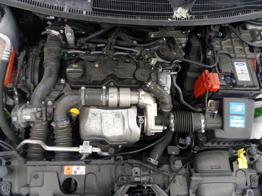 Ford Fiesta MK7 1.6 TDCI silnik kompletny 0816
