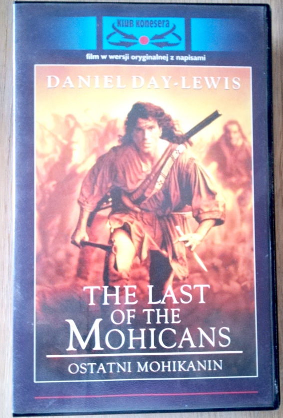 Ostatni Mohikanin Daniel Day Lewis VHS