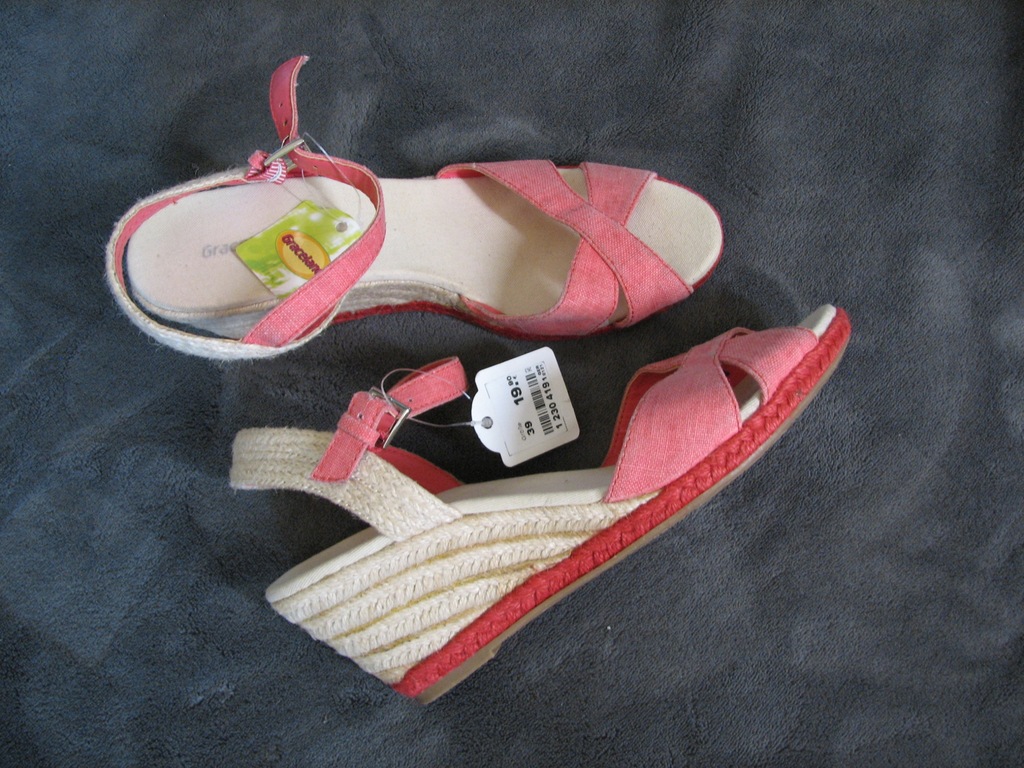 GRACELAND ESPADRYLE SANDAŁY 39