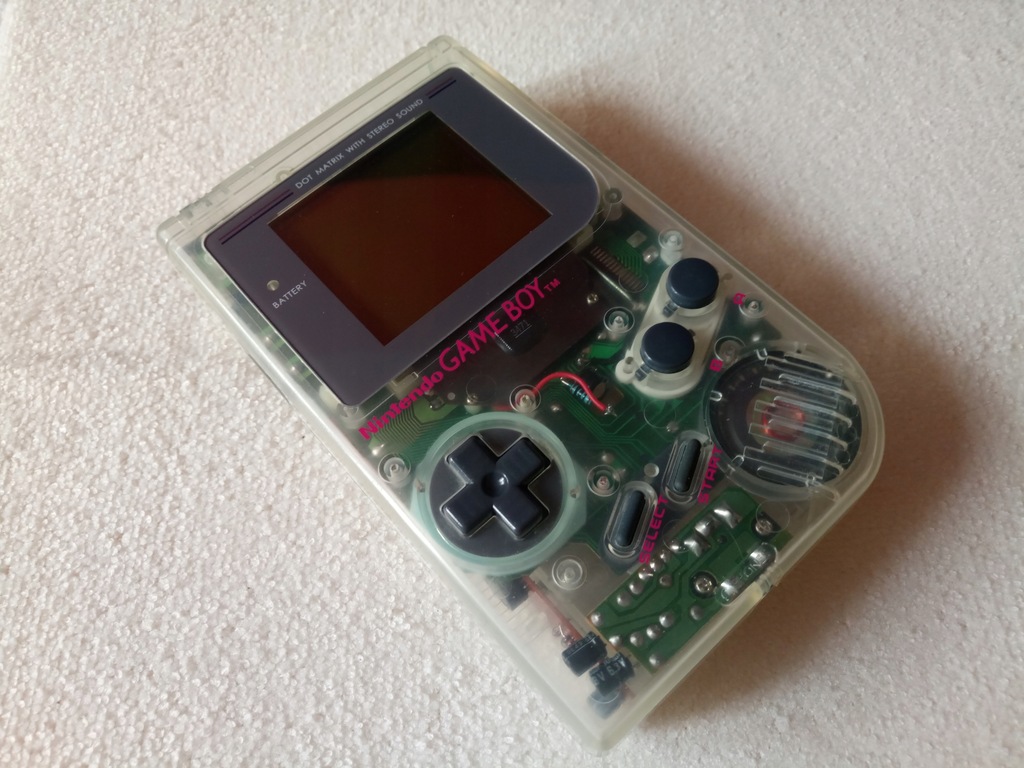 Game Boy High Tech Transparent z modem backlight