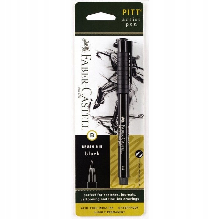 Cienkopis PITT ARTIST PEN czarny B FC167499 FABER-