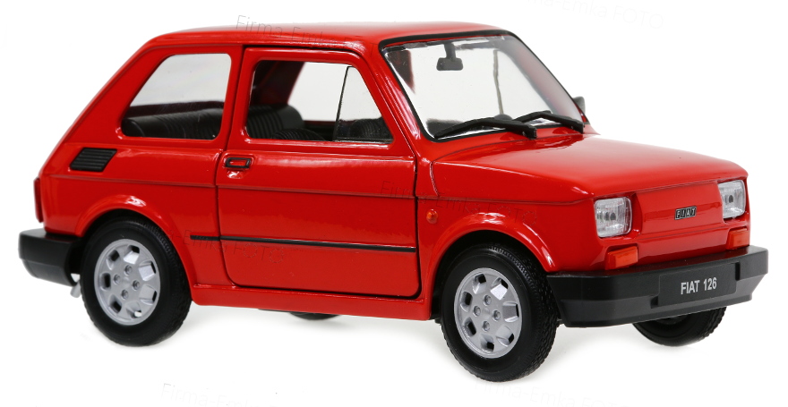 MODEL Metalowy Fiat 126 Maluch SKALA 121 DUŻY