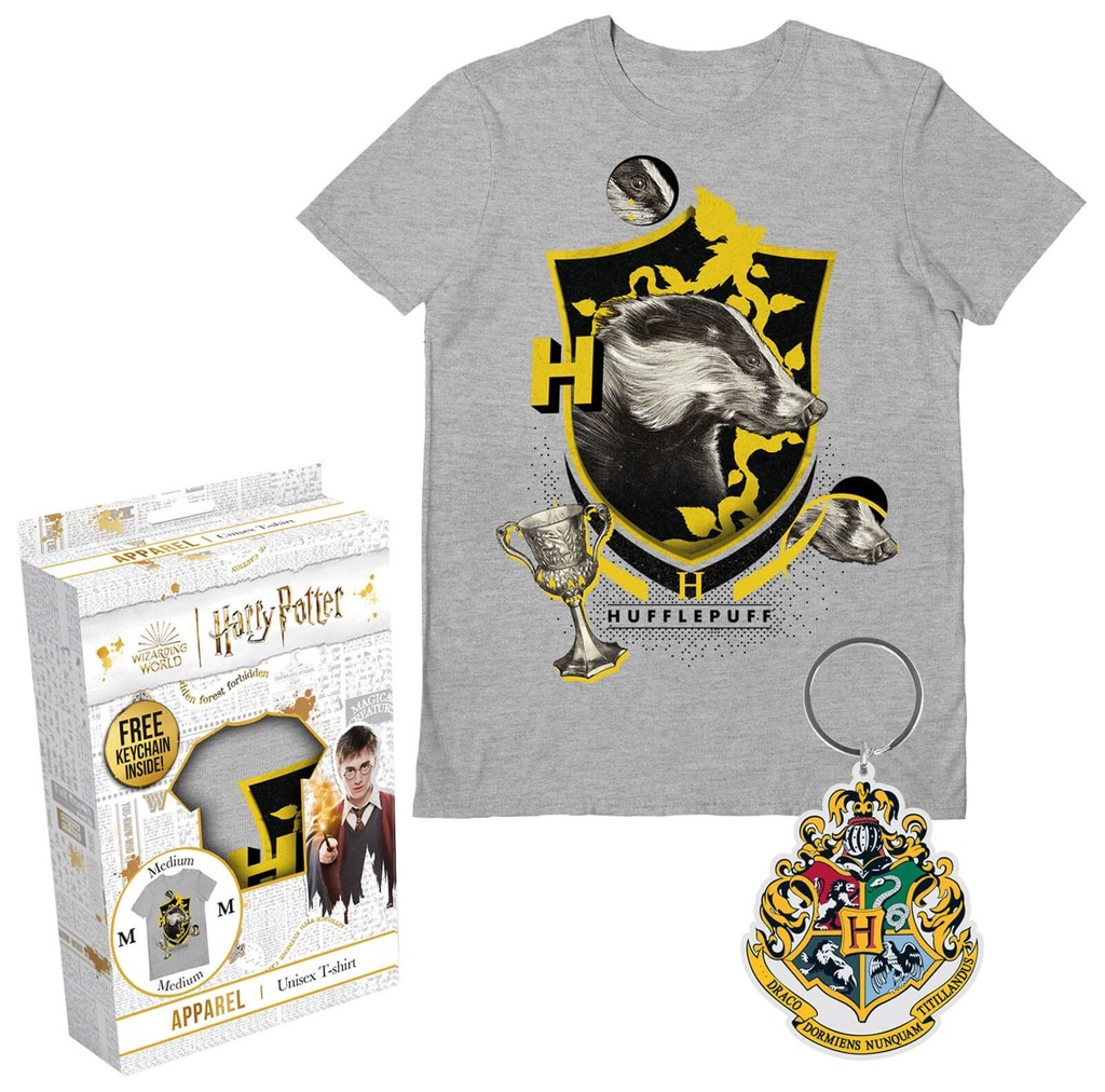 Harry Potter Hufflepuff - koszulka M i brelok