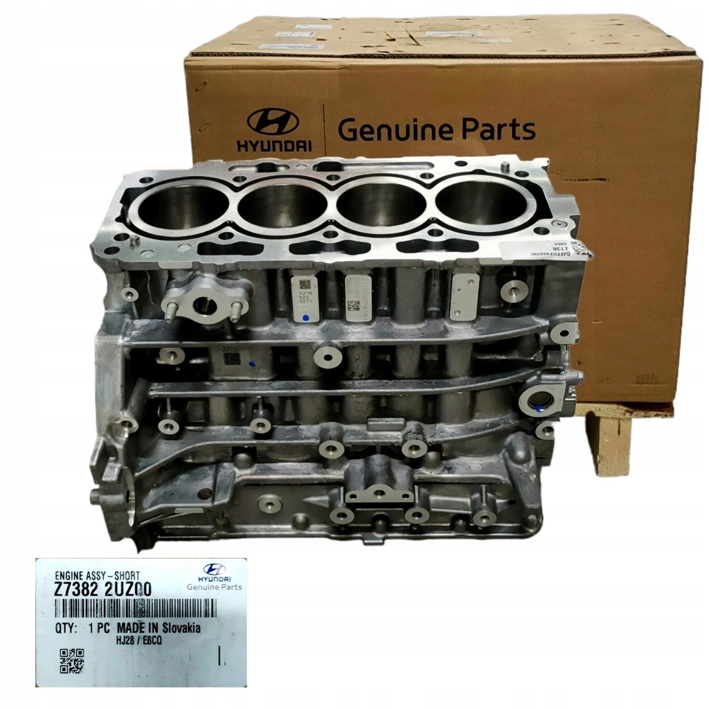 OE HYUNDAI TUCSON I30 SILNIK KRÓTKI Z73822UZ00 - 14004917247